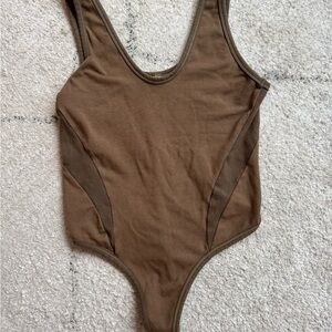 SKIMS Outdoor basics Bodysuit in Sepia